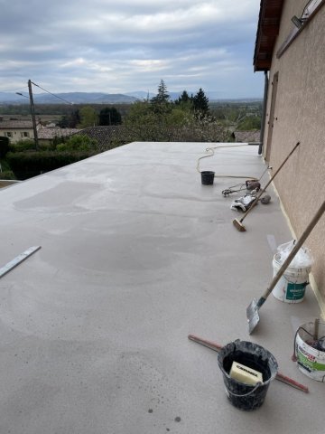 Construction et pose de terrasse en dalle 2 cm à Charnay-lès-Mâcon